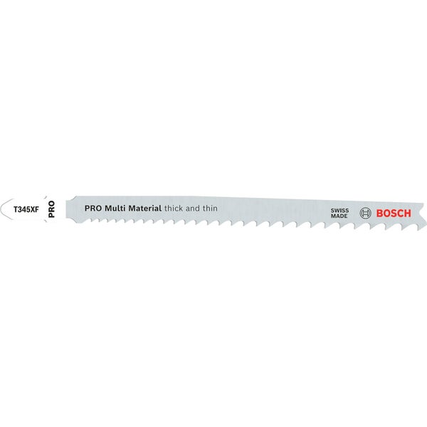 Bosch PRO Multi Material thick and thin T345XF Stichsägeblatt 132 mm 25-tlg. - 2608634995