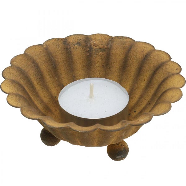 Teelichthalter mit Teelicht