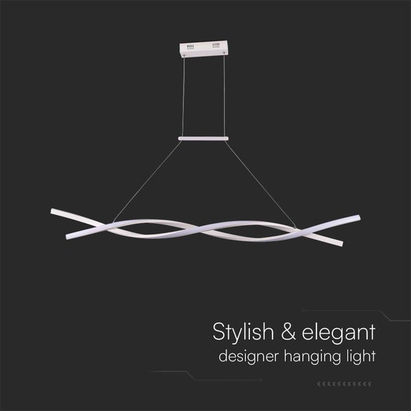 Moderne Hängeleuchte mit geschwungenem Design