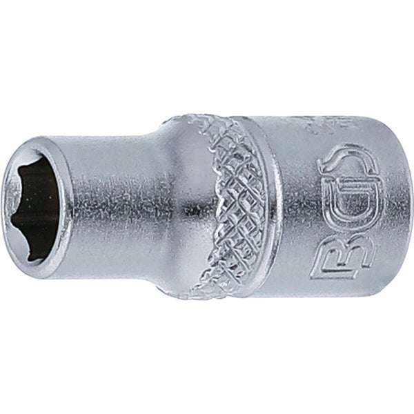 BGS Steckschlüssel-Einsatz Sechskant Antrieb Innenvierkant 6,3 mm (1/4) SW 6 mm - 2478