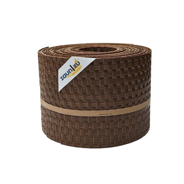 Zaunfolie auf Rolle mit dem Hinweis 'Recyclingfähig'