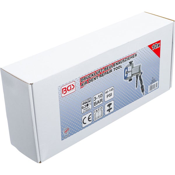 Verpackung des Druckluft-Beulenausziehers von BGS technic