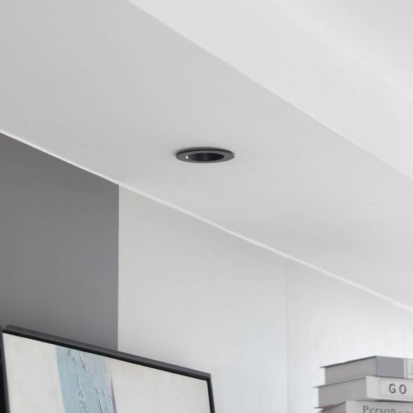Arcchio LED Einbaustrahler Aryx (Modern) in Schwarz aus Aluminium (1 flammig, ) - HV-Einbaustrahler Einbauleuchte Wohnzimmerleuchte