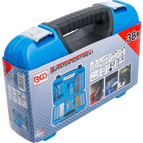 BGS Technic Bürsten Set im Koffer