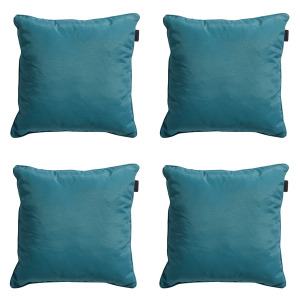 Dekokissen Panama seeblau - Ca. 60x60 cm - 4er-Set