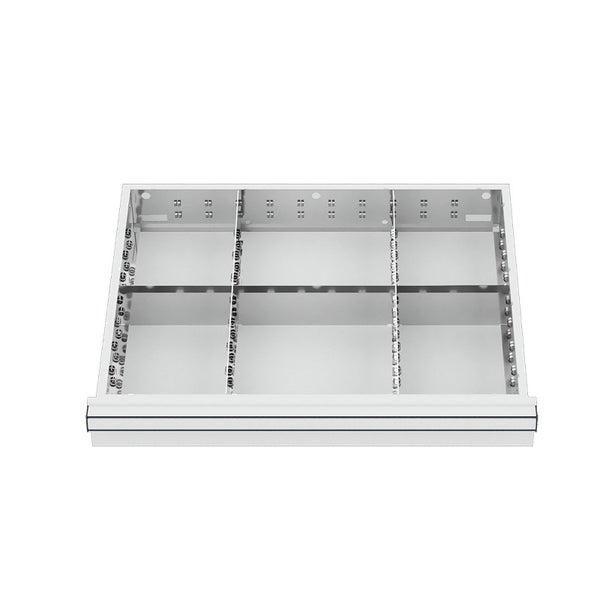 WS24 Schubladeneinteilung Metalleinteilung BLH 150/175 mm Innenmaß 600 x 450 mm - WS24-100251