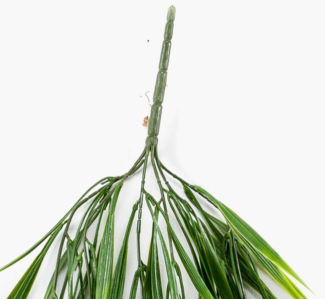 Künstlicher Sonnenhut Echinacea in Orange mit Gräsern.