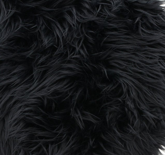 FRANK FLECHTWAREN | Dekofell Raven, POLYACRYL, Ø 40 cm