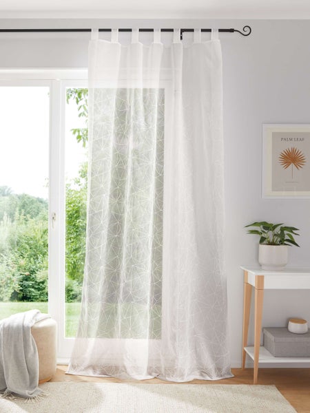 FRANK FLECHTWAREN | Vorhang Graphic, POLYESTER, 140 x 240 cm