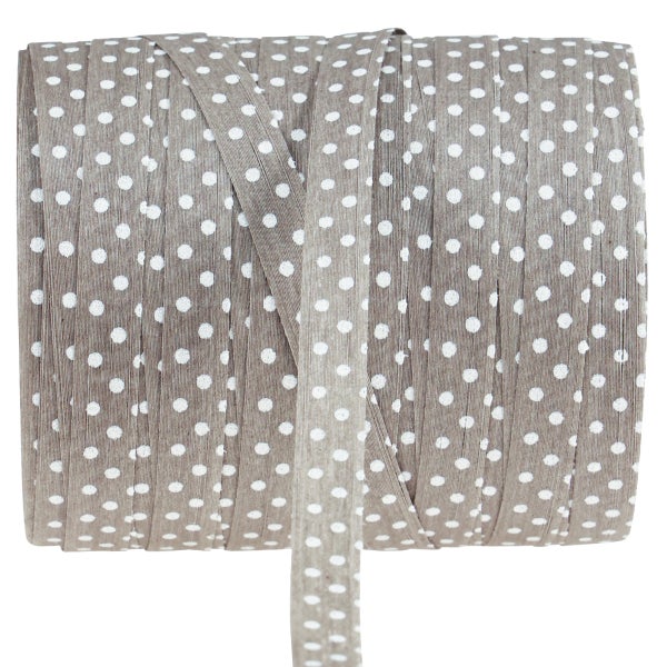 Rolle Stoffband mit Punktmuster
