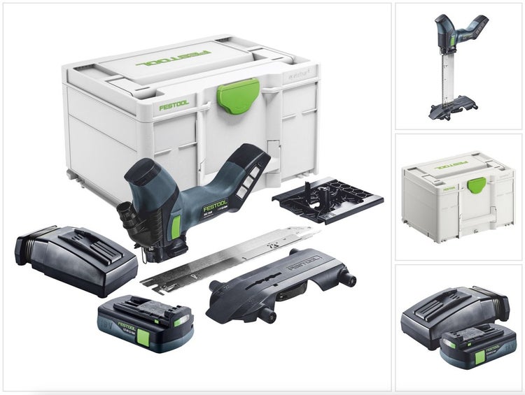 Festool ISC 240 EB-Basic Akku Dämmstoffsäge 18 V 240 mm + 1x Akku 3,0 Ah + Ladegerät + Systainer