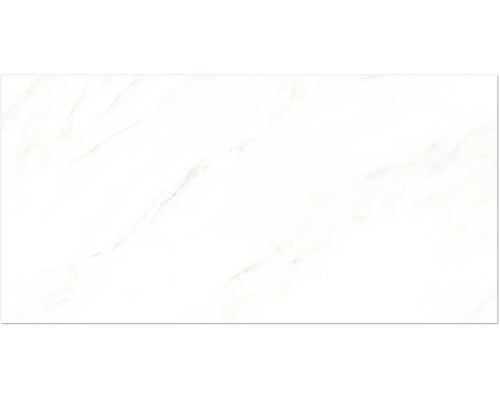 Wand- und Bodenfliese Premium Calacatta 30x60 cm glänzend rektifiziert