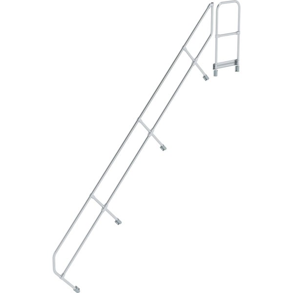 Modulares Treppengeländer aus Metall mit Handlauf und Knieleiste.