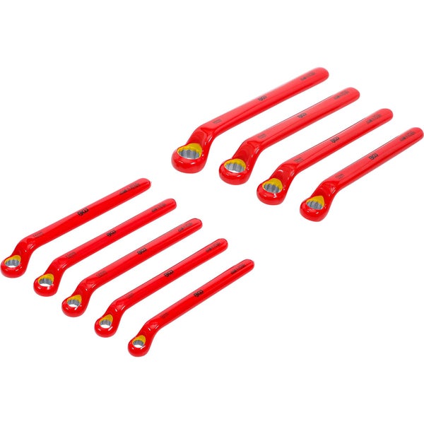 Satz Ringmaulschlüssel mit Größen von 10 Millimeter bis 24 Millimeter