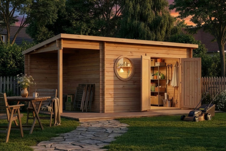 Rechteckige Knieschutzmatte aus Schaumstoff mit Griff, schwarz und blau, Brilliant Tools Logo.