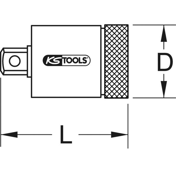 KS TOOLS 3/8 Drehmomentbegrenzer für Zündkerzen 24 Nm - 516.1502
