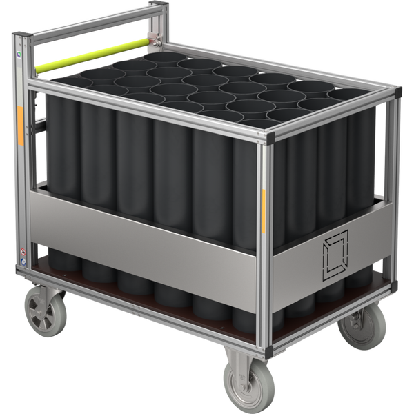 MUNK Rettungstechnik Rollcontainer Atemluftflaschen