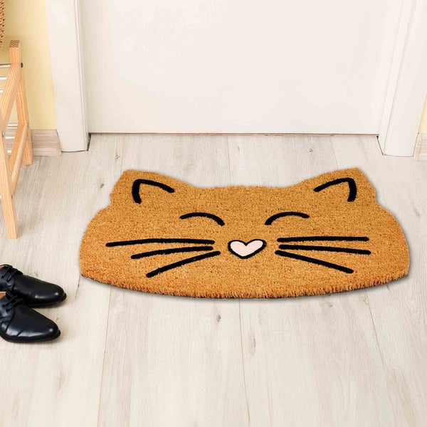 Fußmatte in Form einer Katze für den Innenbereich