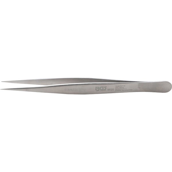 BGS Edelstahl-Spitzpinzette gerade 125 mm - 8620
