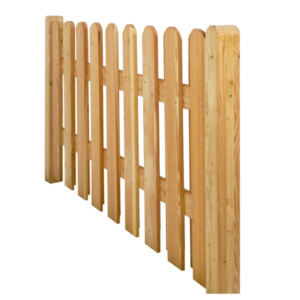 Holzzaun für den Garten