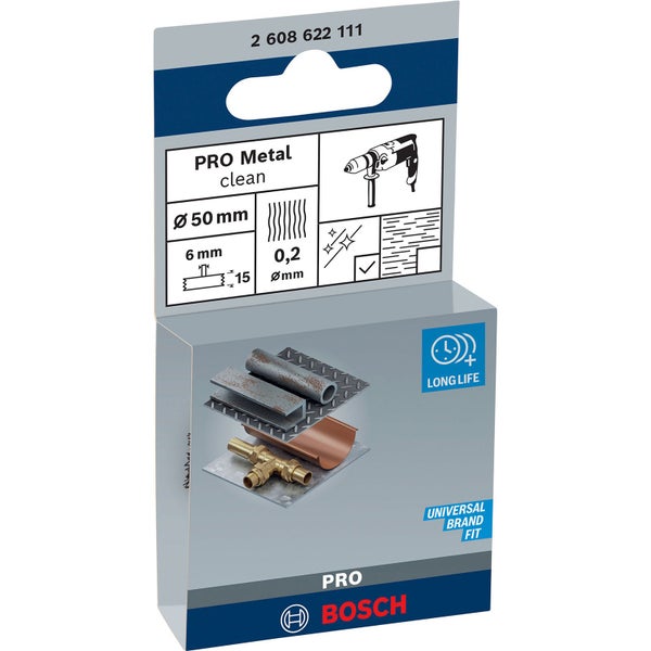 Bosch PRO Metal clean Scheibenbürste 50 x 0,20 mm gerader Schaft - 2608622111