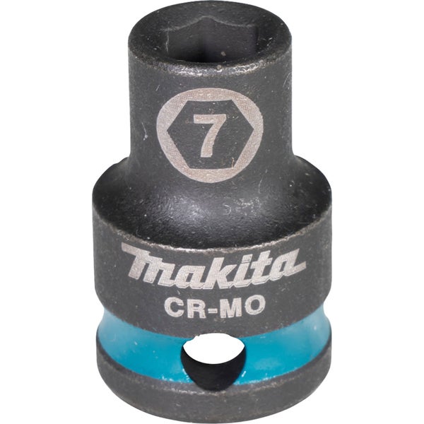 Makita E-15883 Steckschlüssel 3/8 SW7 Impact Black kurz