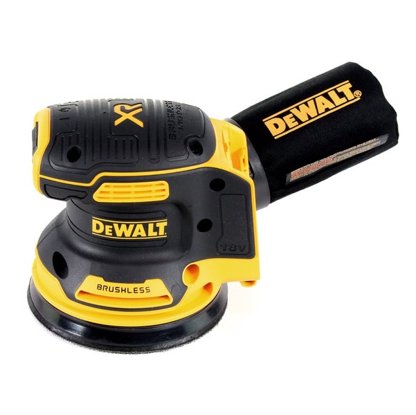 DeWALT 18V Akku-Exzenterschleifer bürstenlos mit Staubsack