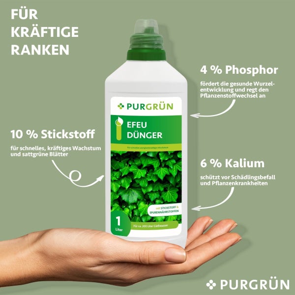 Purgrün Efeu-Dünger 1 Liter