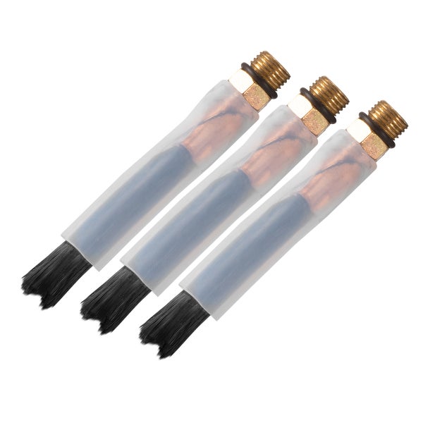 STAHLWERK 3 x Kohlefaser-Pinsel SRG 750 Pro Kohlefaserpinsel Carbonpinsel