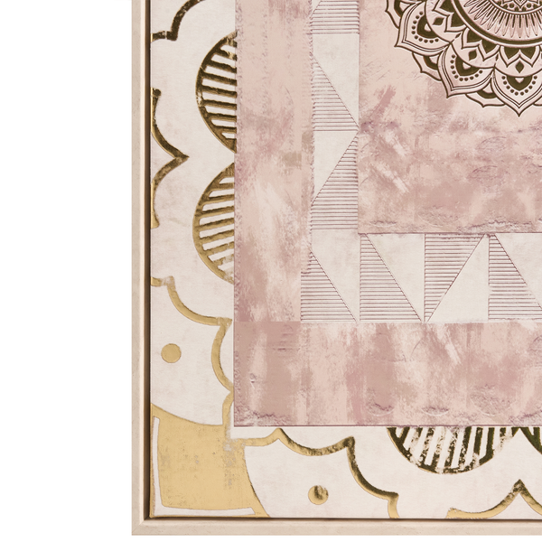 Canvas CALLAN Abstraktes Muster Gold
