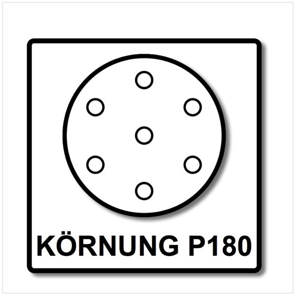Festool Schleifscheiben STF D150/48 P180 GR/100 150 mm / 100 Stk. ( 575166 )