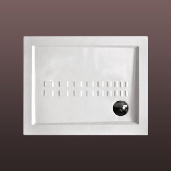 Traditionelle keramik-Duschwanne mit Antirutschbeschichtung 100X80 | Linea