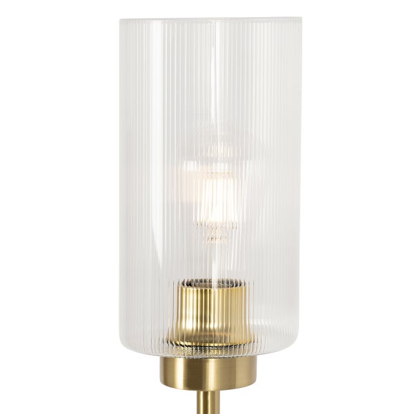 Technische Zeichnung einer Stehlampe mit Höhenangaben