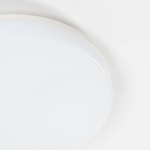 PRIOS LED Deckenlampe mit Sensor Artin Bewegungsmelder (Modern) in Weiß (1 flammig, ) - Deckenleuchte Lampe Badezimmerleuchte