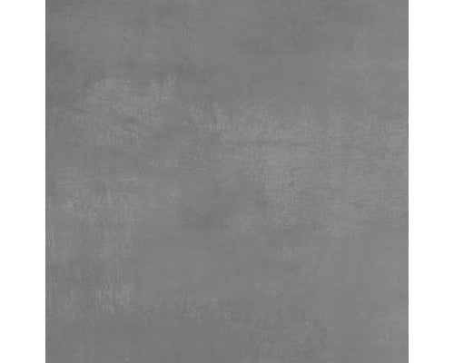 Graue Bodenfliese mit matter Oberfläche.