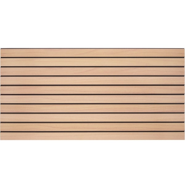 Wandpaneel mit Lamellenoptik aus Holz für die Innenraumgestaltung