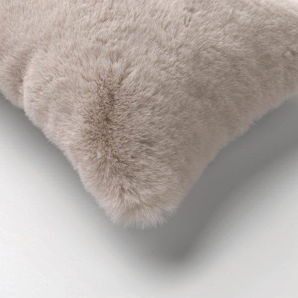 Zaya Kissenbezug - Bont look 30x50 cm, Beige