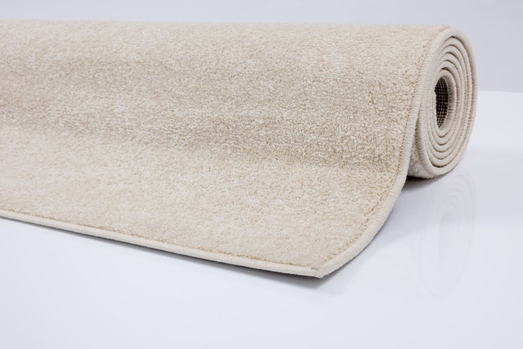 Gewebter UNI Teppich Paola Creme 133x190 cm