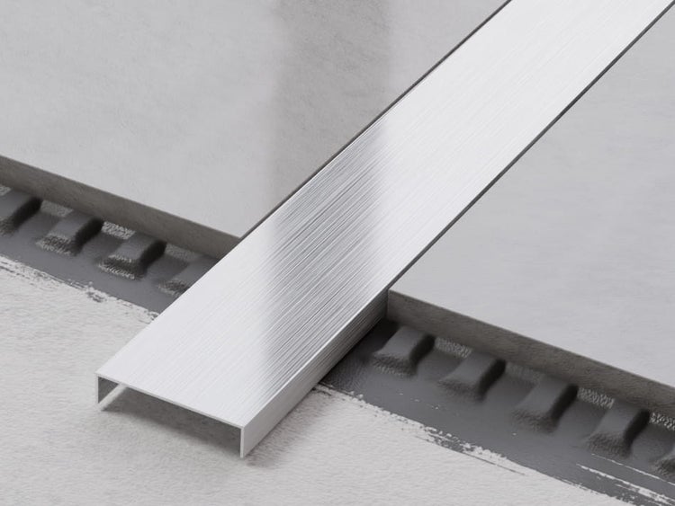 Fliesenprofil aus Metall für Fliesenkanten