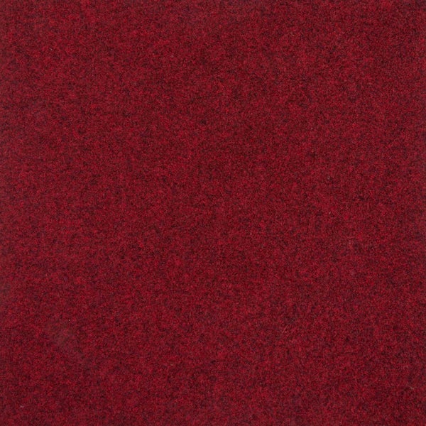 Nadelfilz Teppich Fliesen in 50x50 cm Nadelvlies Teppichfliesen rot ideal als Büro und Messeboden Schatex Filzfliesen selbstliegend