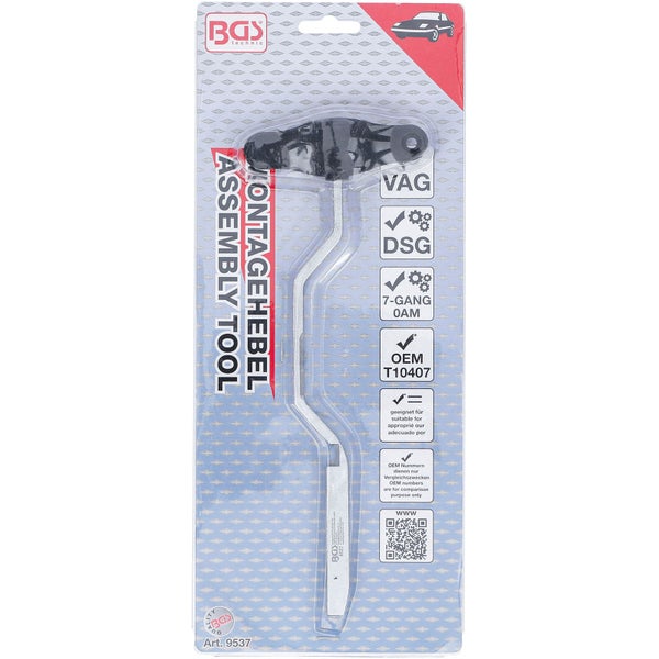 BGS technic Montagehebel Werkzeug für VAG, DSG und 7-Gang OAM