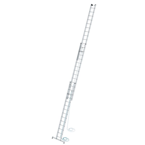 Ausgezogene Aluminium-Schiebeleiter