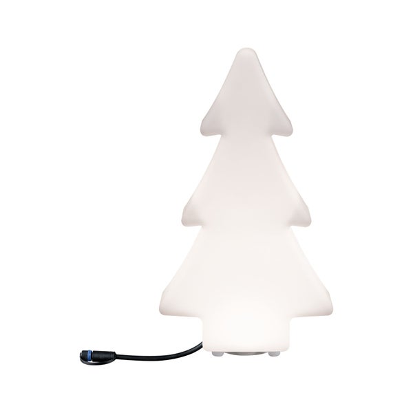 Plug & Shine Set LED Lichtobjekt Tree inkl. 2m-Kabel und Trafo IP67 3000K 2,8W Weiß