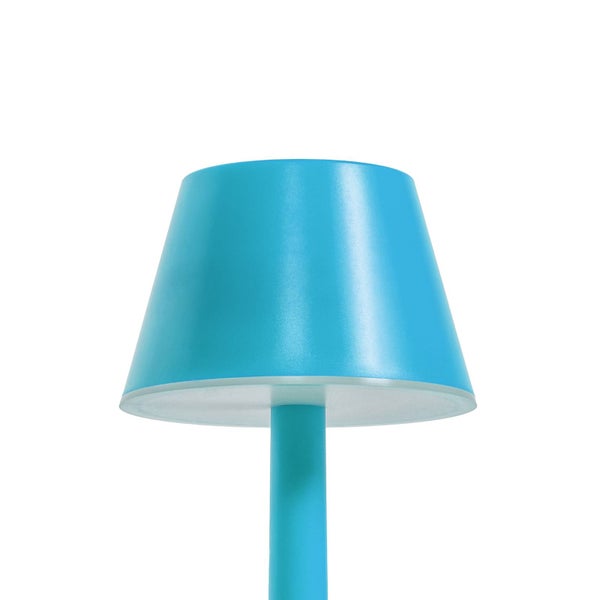 Lindby LED Akkutischlampe dimmbar, RGBW Funktion Akku Tischlampe kabellos mit Touchdimmer aufladbare tragbare Tischleuchte Akkulampe Garten IP44
