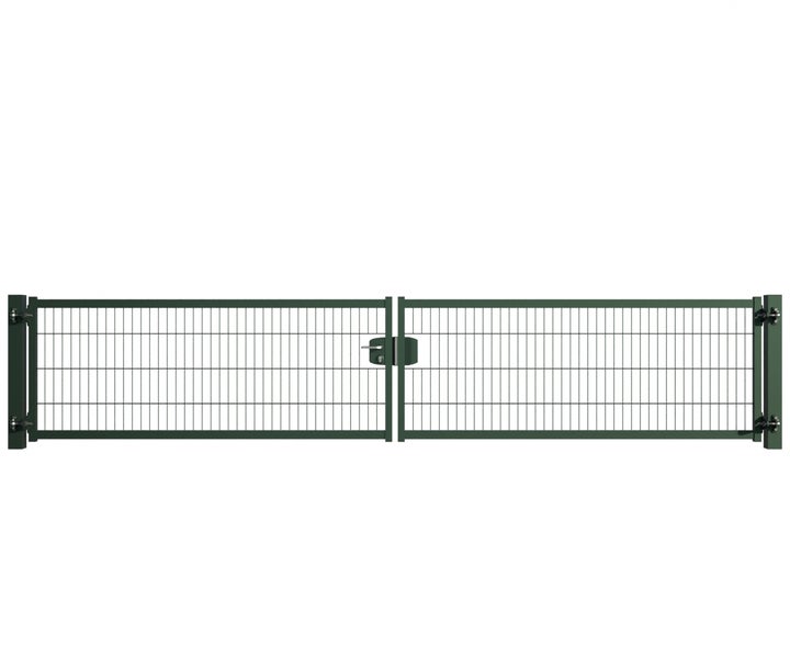 Doppelflügeltor mit Maschendrahtfüllung