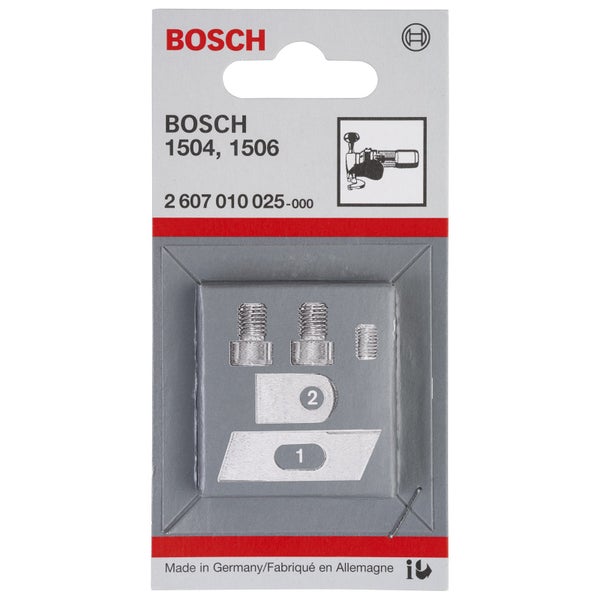 Bosch Ersatzmesser-Set für Nibbler 1504 und 1506 mit Schrauben