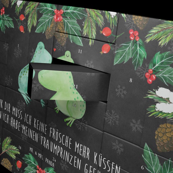 Mr. & Mrs. Panda Befüllbarer Adventskalender Frosch Liebe - Schwarz