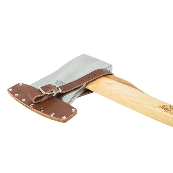 Helko Werk Axt mit Holzstiel und Lederschneidenschutz
