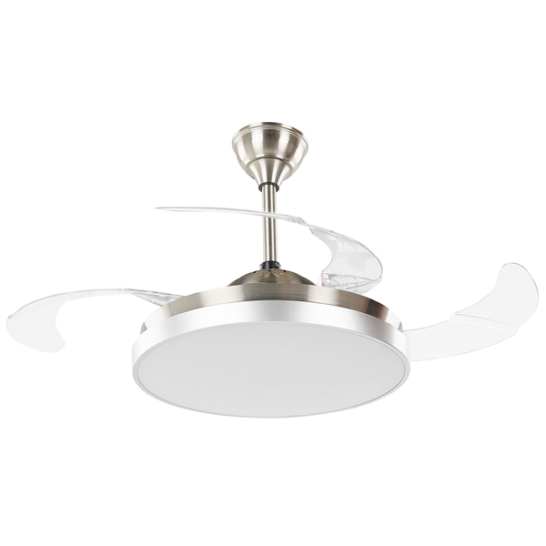 Deckenventilator mit Licht IBAR mit Fernbedienung Transparent