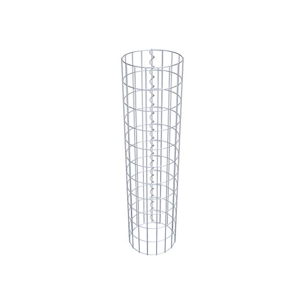 Gabionensäule Durchmesser 27 cm, MW 5 x 10 cm rund - Höhe: 1,10 m